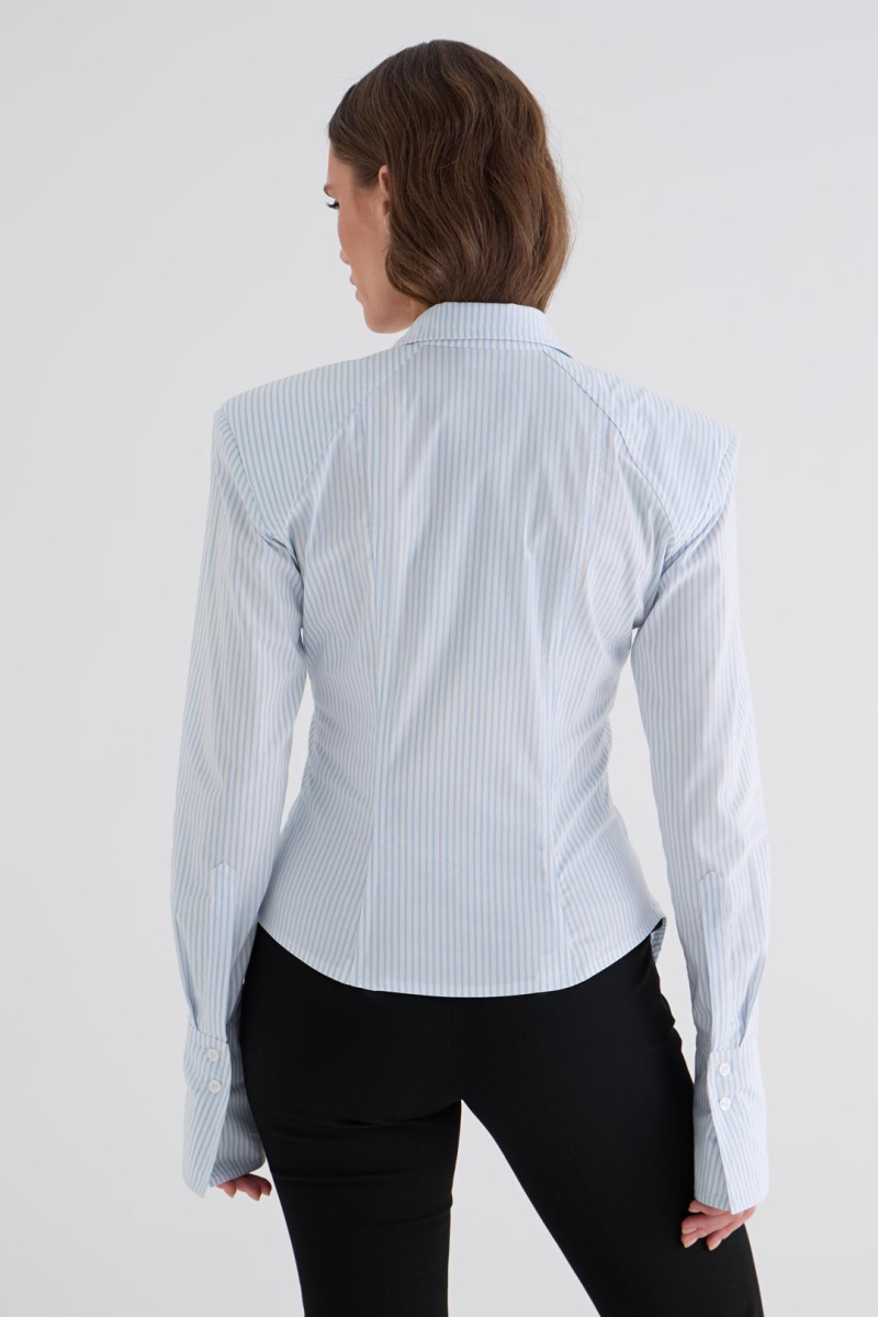 Рубашка Atelier wmn CULT, цвет: голубой,  купить онлайн