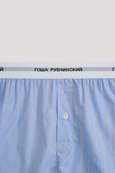 Боксеры хлопковые ГОША РУБЧИНСКИЙ, цвет: голубой-белый BXR_0301_blue_white | новая мужская коллекция купить онлайн
