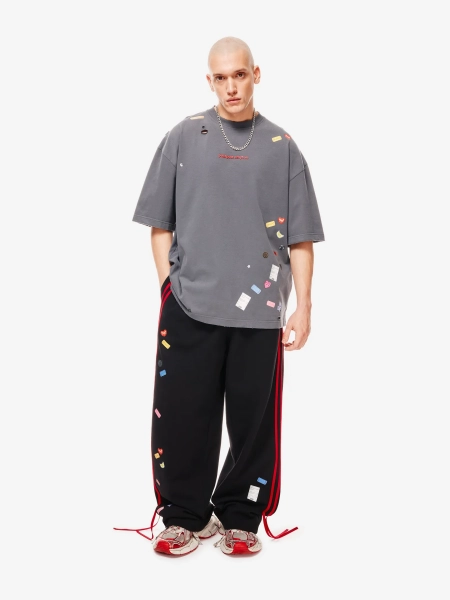 Sticker Pack Футболка Оверсайз p.p.s., цвет: туманный серый, 1039.00.00.GRY1 купить онлайн