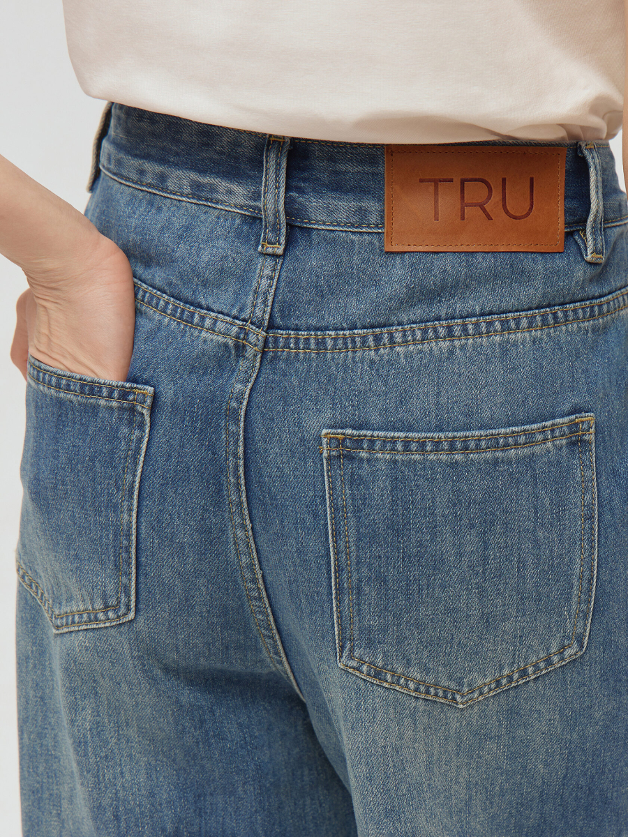 Джинсы с бахромой TRU, цвет: синий 24-710-65 |новая коллекция купить онлайн