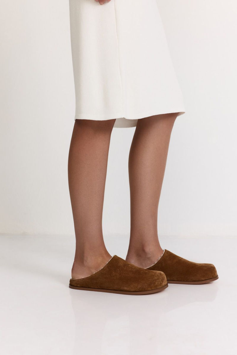 Сабо из натуральной замши Lera Nena, цвет: коричневый LN.207.17870.700 купить онлайн