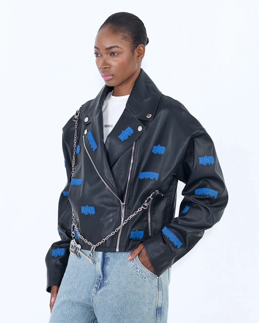 Косуха KINO ECO LEATHER BLACK ASIA ST 71, цвет: Черный, Ast71.kino-jacket-leather купить онлайн
