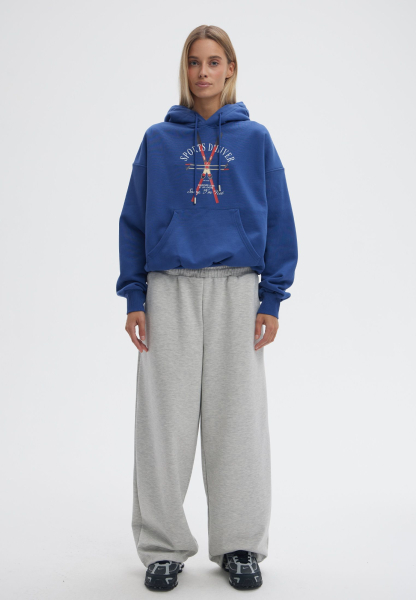 Худи SPORTS D'HIVER SORRY, I’M NOT, цвет: индиго,  купить онлайн