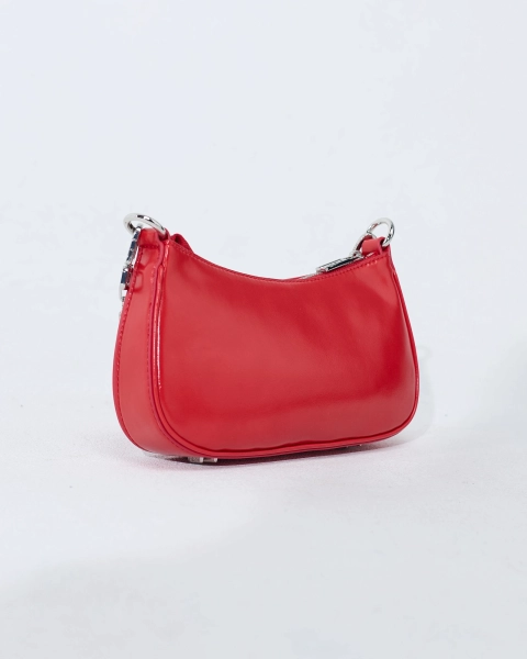 Сумка на цепочке SHINY RED