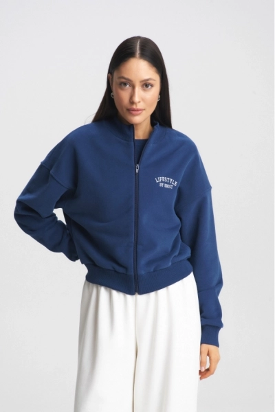 Бомбер мини English Blue