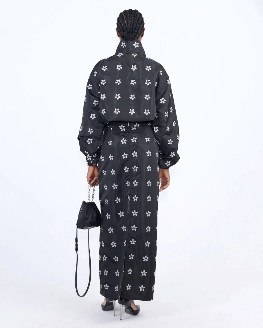 Юбка с принтом ASIA ST 71, цвет: Черный, Ast71.skirt-pattern-logo-bl купить онлайн