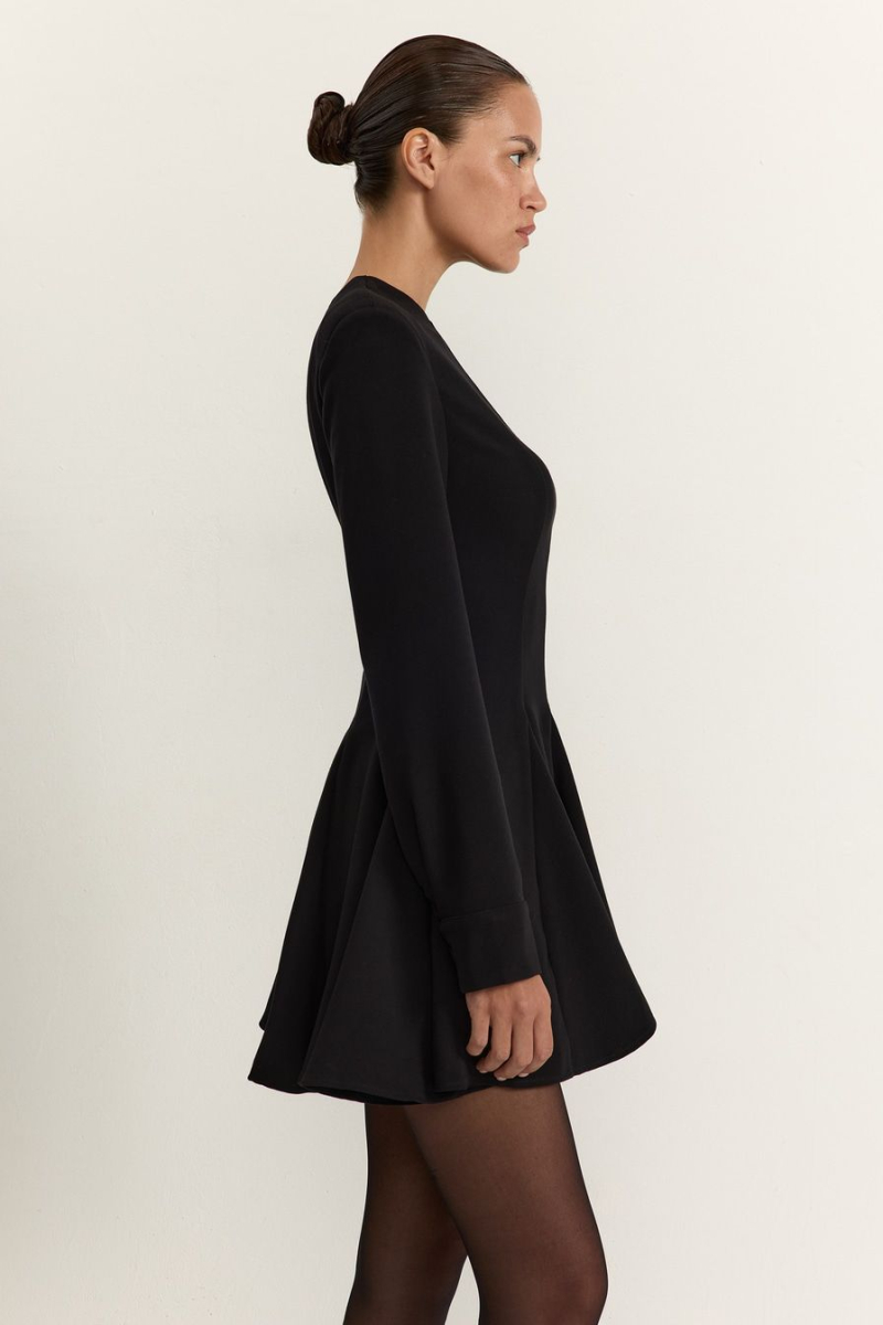 Платье из смесовой вискозы TOPTOP, цвет: Черный, TT.010.17857.900 купить онлайн