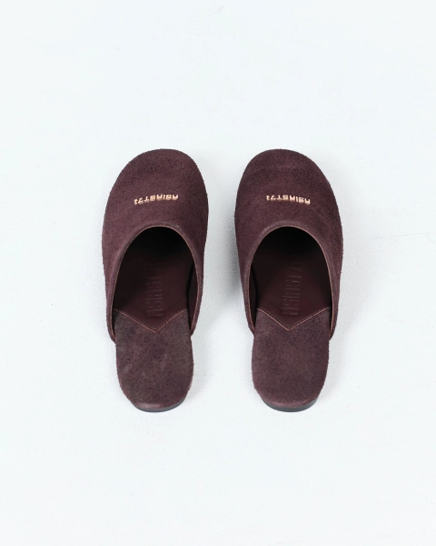 Слиперы из замши ASIA ST 71, цвет: коричневый Ast71.slipper-br | новая мужская коллекция купить онлайн