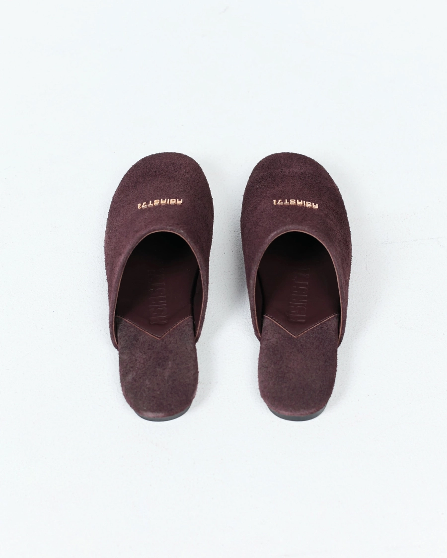 Слиперы из замши ASIA ST 71, цвет: коричневый Ast71.slipper-br | новая мужская коллекция купить онлайн