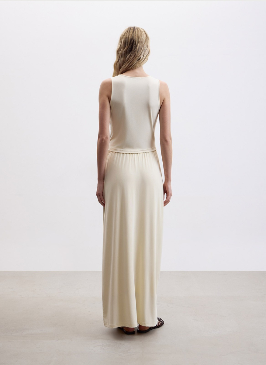 Юбка из трикотажа ALL WE NEED, цвет: ванильный, 2604W2716-109 купить онлайн