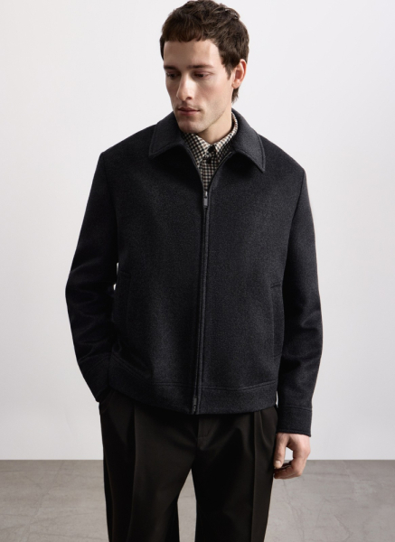 Куртка из пальтовой шерсти