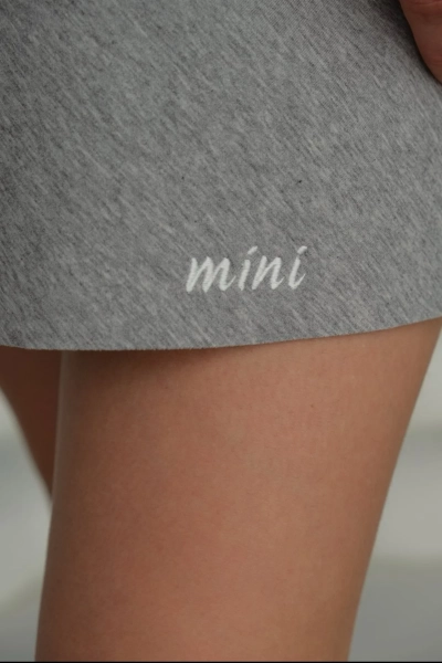 Юбка FORM MINI, цвет: серый, НФ-00000425 купить онлайн