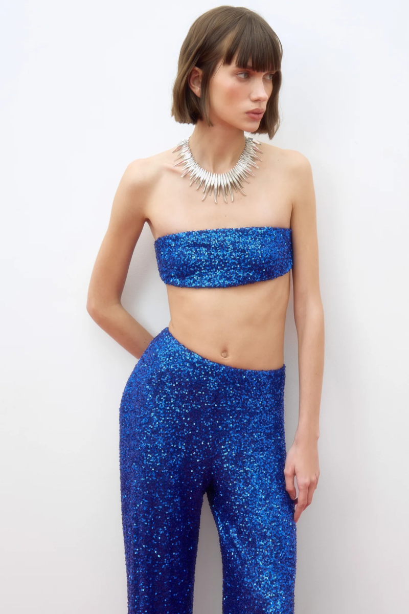 Топ бандо из пайеток