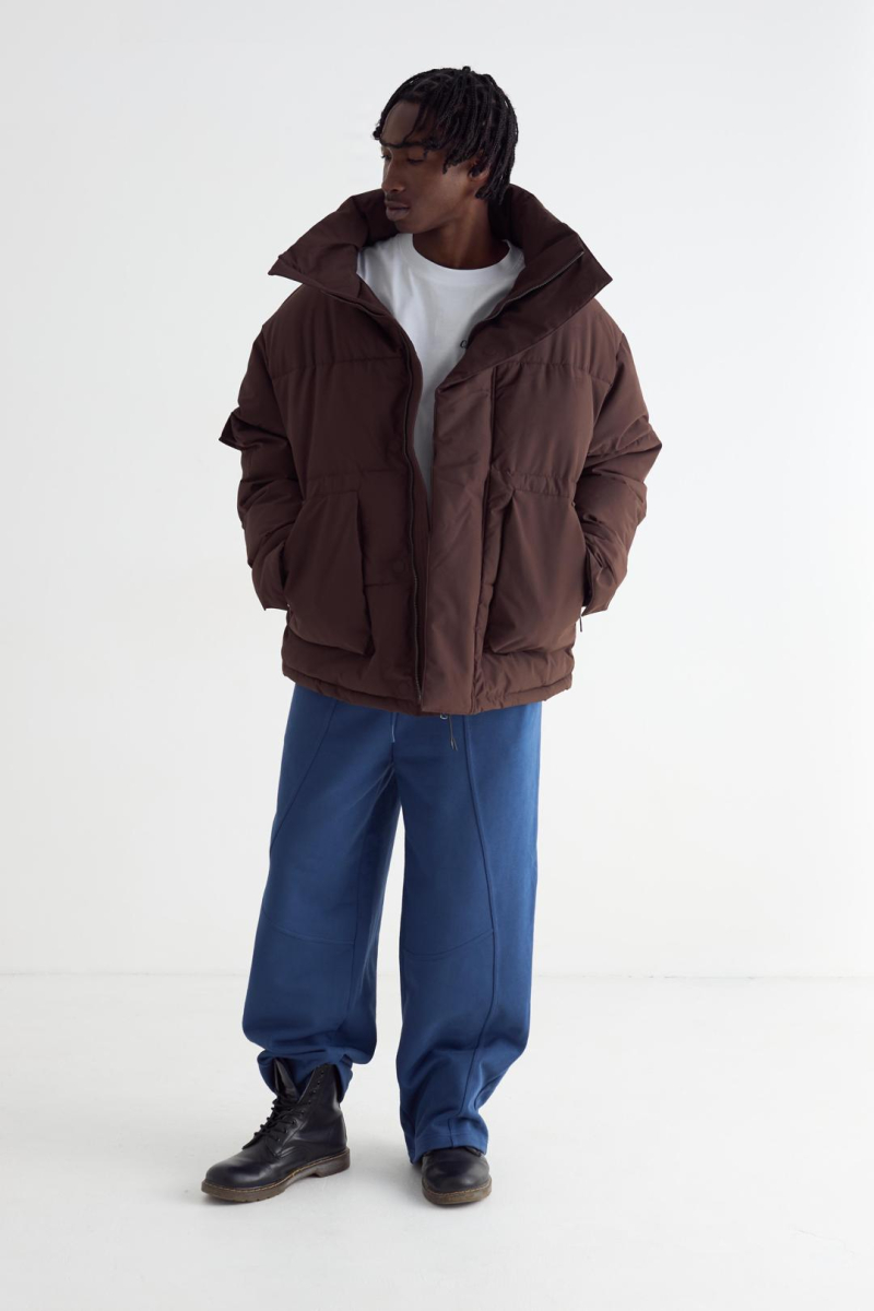 Пуховик Pattern CULT, цвет: коричневый, 73048 купить онлайн