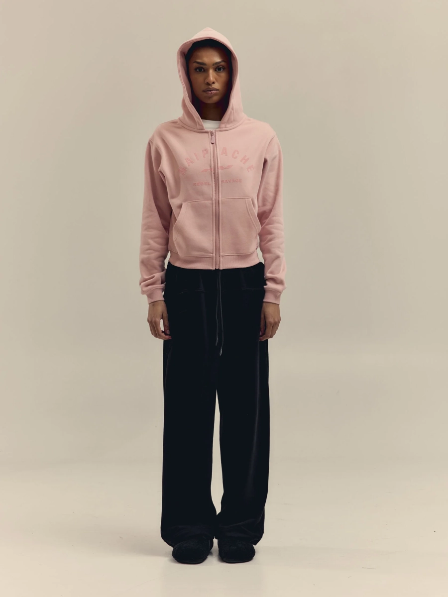 Худи Sculpted Full-Zip Hoodie NAIPACHE, цвет: розовый,  купить онлайн