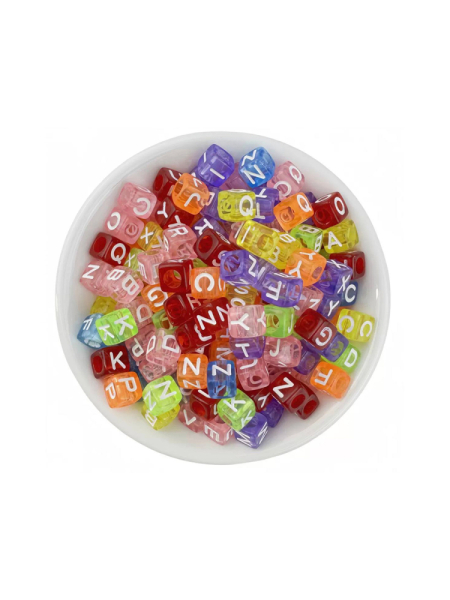 Набор для кастомизации квадратные бусины 100 шт