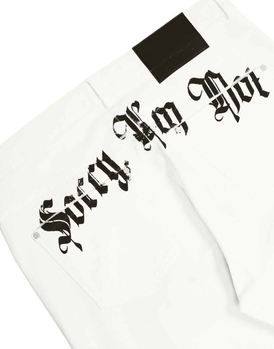 Джинсы ANOMIE SORRY, I’M NOT, цвет: молочный,  купить онлайн