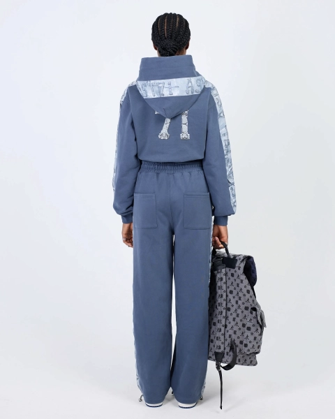 Джоггеры с лампасами ASIA ST 71, цвет: голубой, Ast71.jogg-flying-dustblue купить онлайн