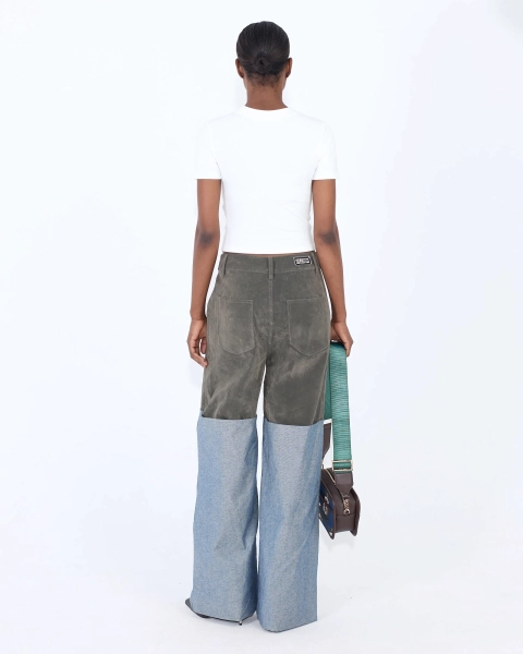 Джинсы HALF FOLD WOMEN GREEN ASIA ST 71, цвет: зеленый, Ast71.jeans-halffold-green купить онлайн