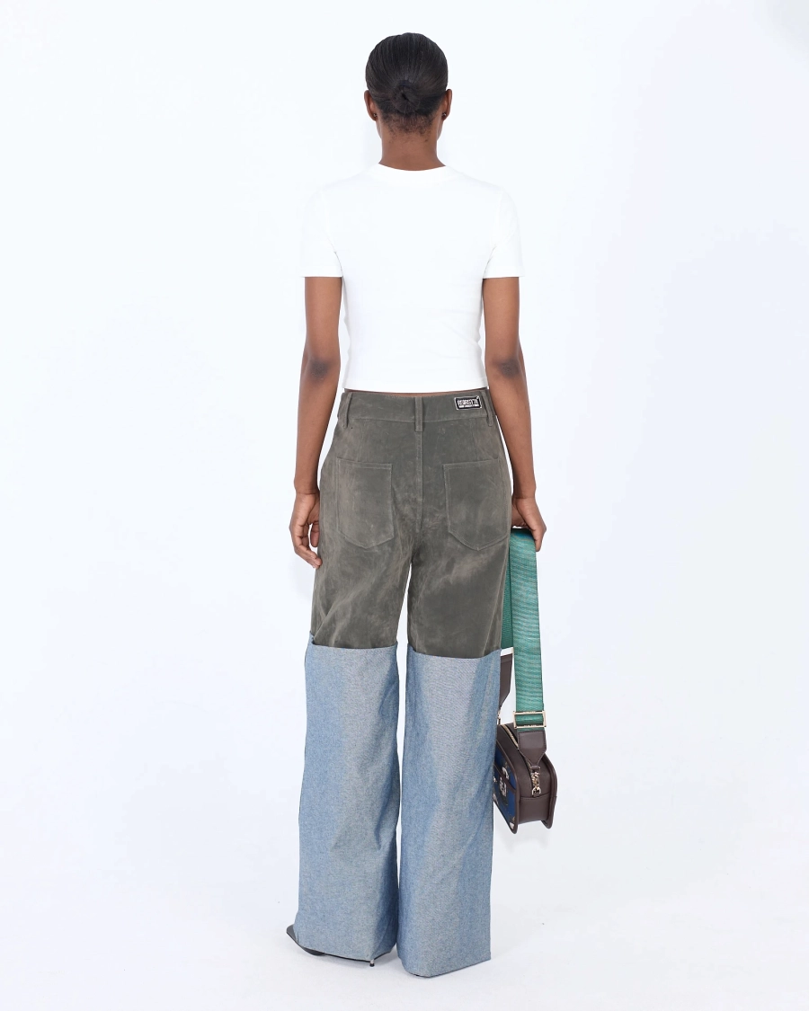 Джинсы HALF FOLD WOMEN GREEN ASIA ST 71, цвет: зеленый, Ast71.jeans-halffold-green купить онлайн