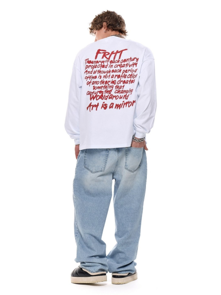 Лонгслив с принтом FRHT, цвет: белый, LSSKLWT купить онлайн