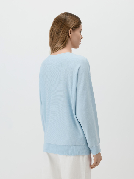 Пуловер летучая мышь Conso, цвет: голубой, KPL 260720 - голубой купить онлайн