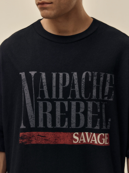 Футболка Винтаж Rust & Rebel NAIPACHE, цвет: Черный, 2511069900 купить онлайн