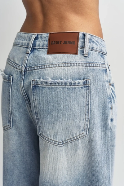Джинсы свободные Erist store, цвет: голубой, НФ-00003300 купить онлайн