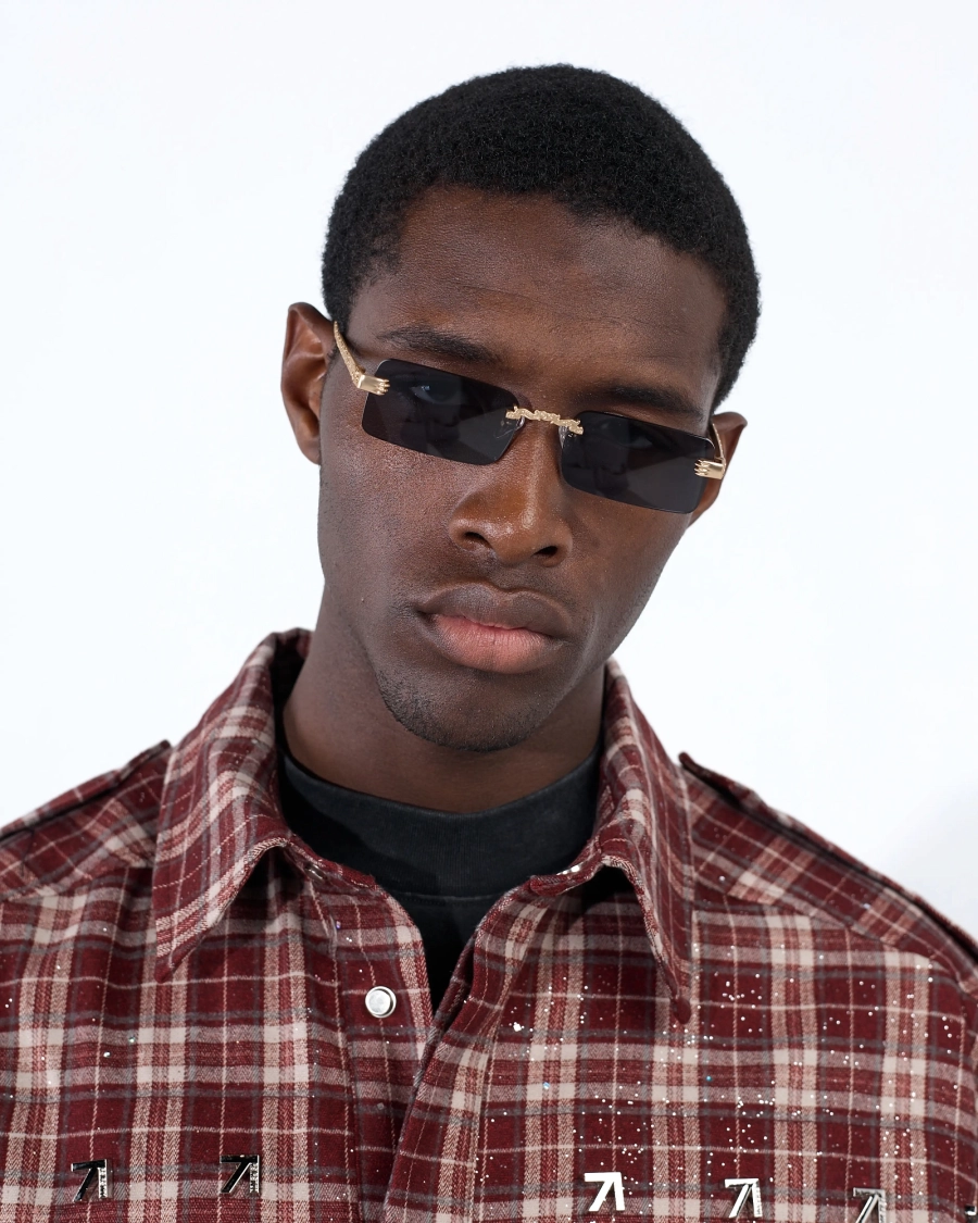 Очки солнцезащитные ASIA ST 71, цвет: золотой/черный Ast71.glasses-shizi-gold/black | новая мужская коллекция купить онлайн