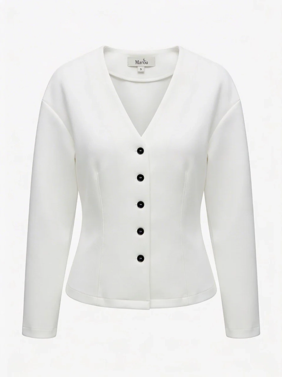 Кардиган из ткани интерлок