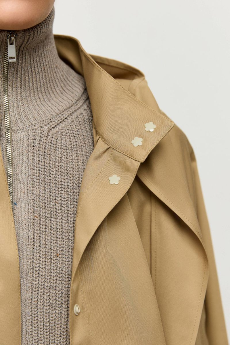 Дождевик-кейп AROUND, цвет: кэмел, 210_74PC01 купить онлайн