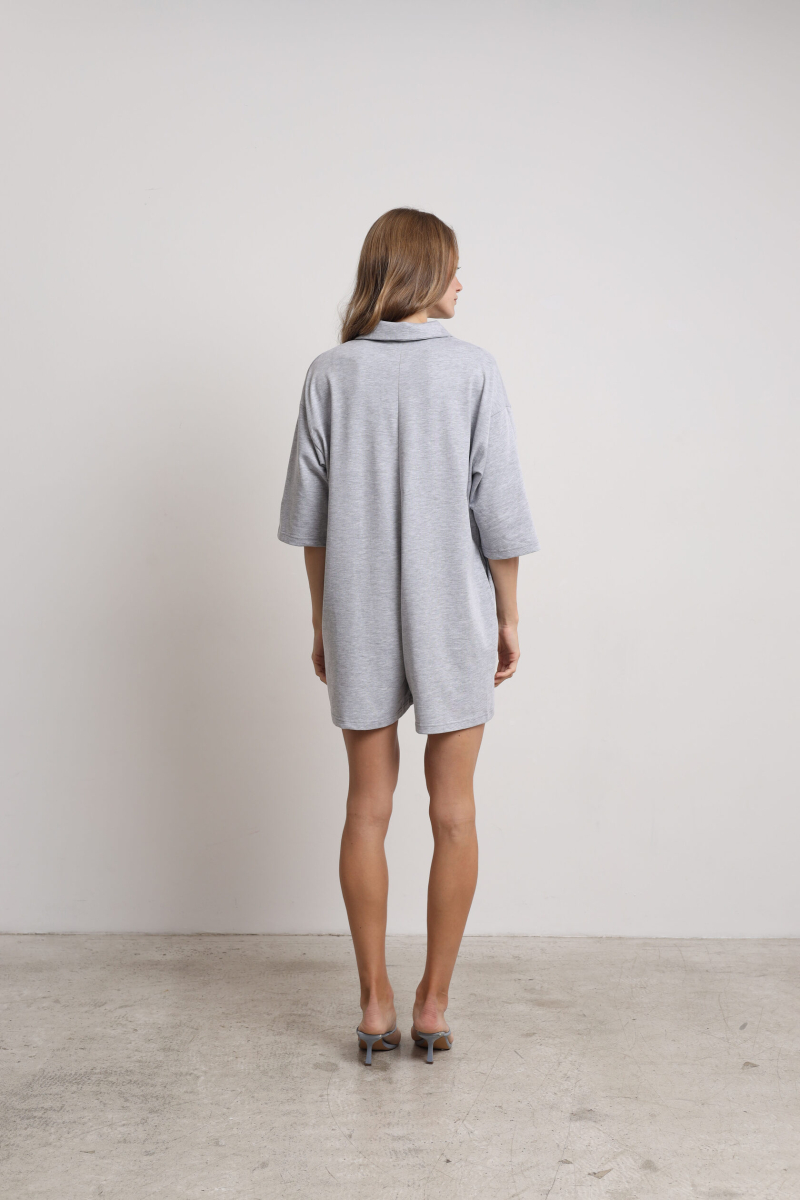 Комбинезон matchy gray issju, цвет: серый,  купить онлайн