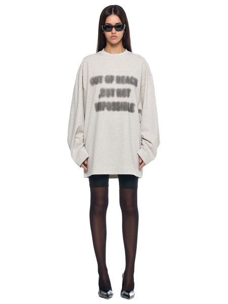 Лонгслив "Вечный FRHT&OUT OF REACH, цвет: серебристый меланж, LSOORTNSLMLG купить онлайн