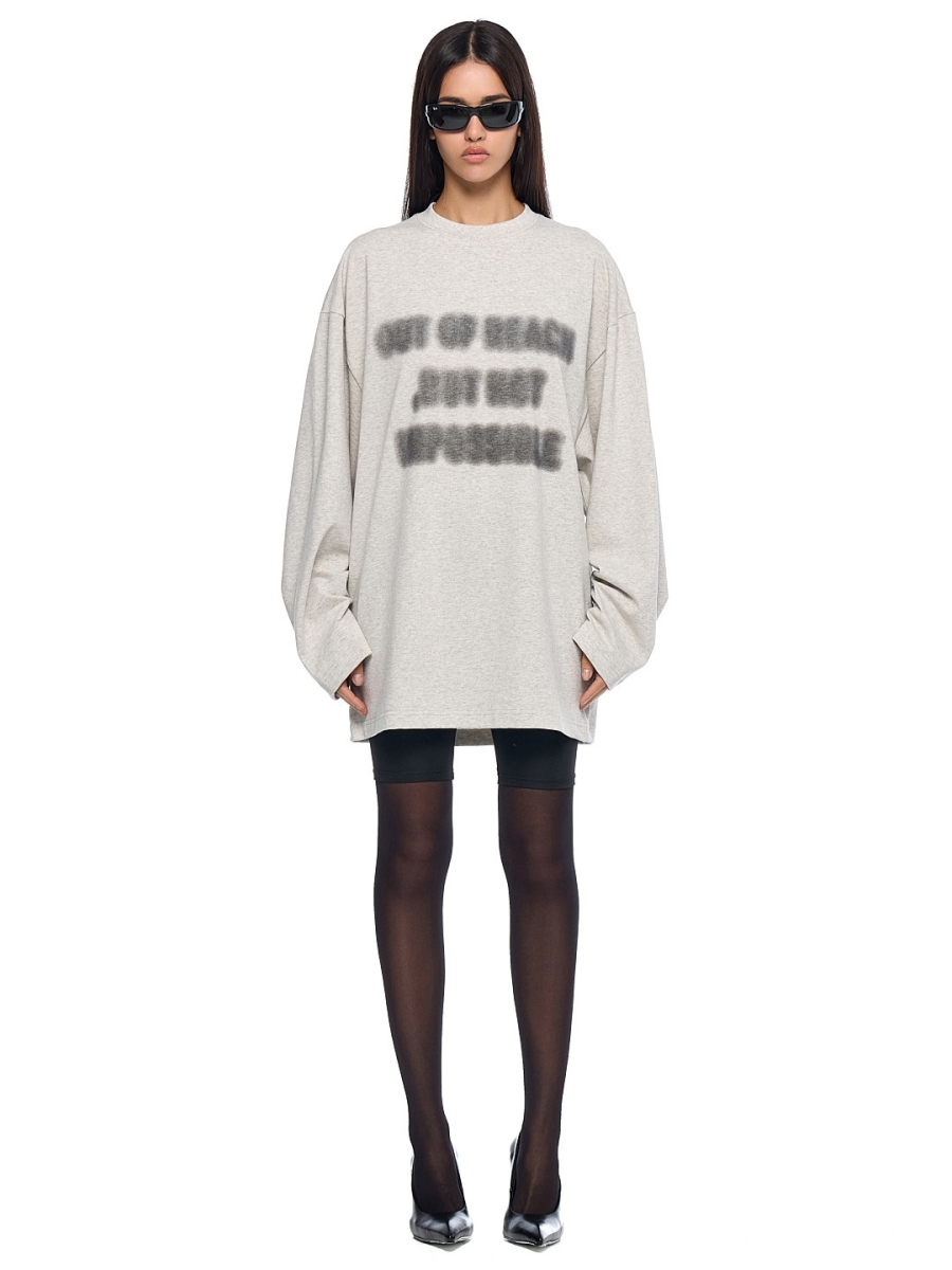 Лонгслив "Вечный FRHT&OUT OF REACH, цвет: серебристый меланж, LSOORTNSLMLG купить онлайн