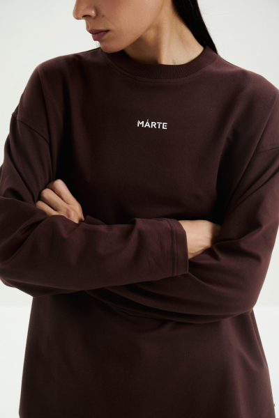 Лонгслив BASIC marte, цвет: шоколадный,  купить онлайн