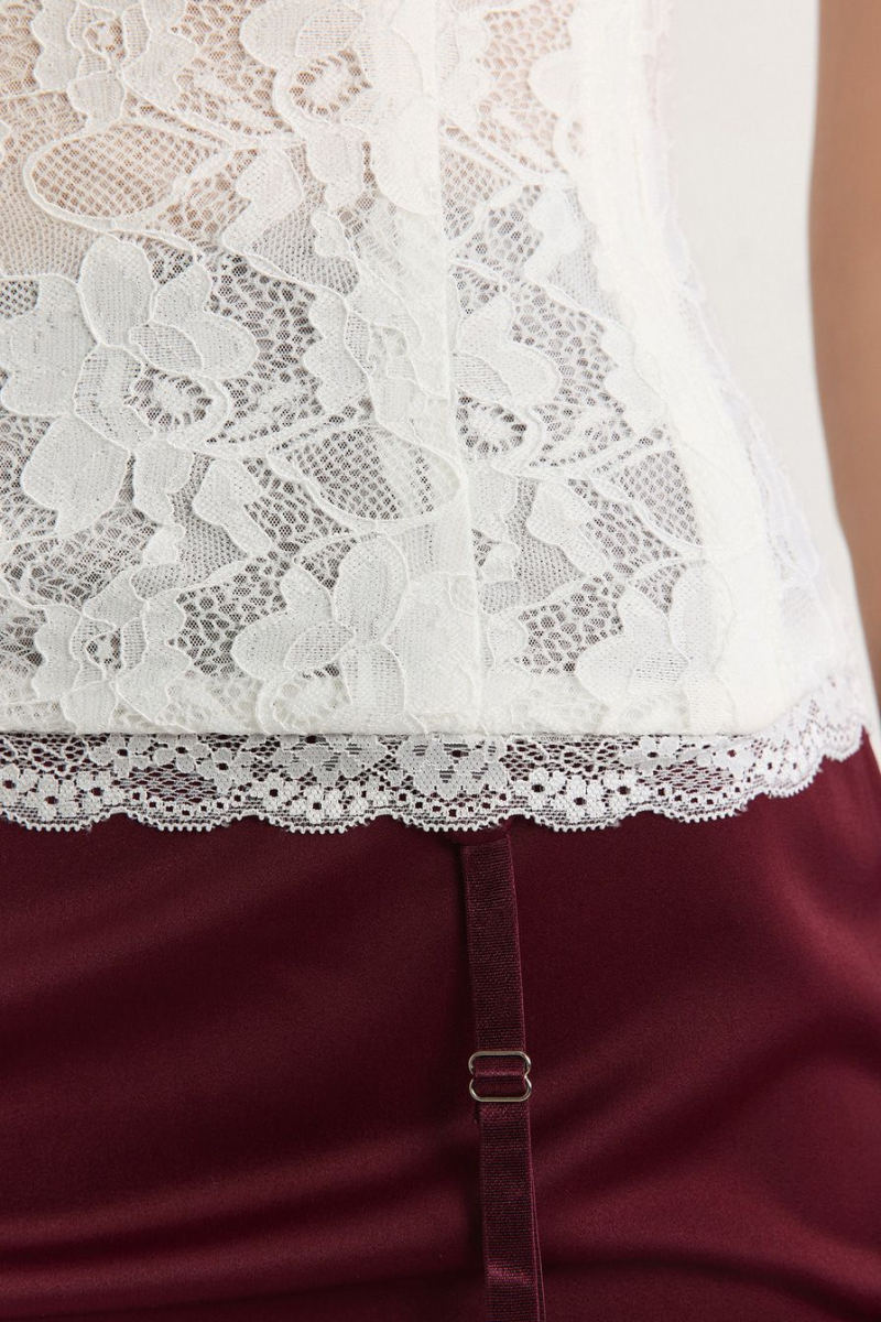 Корсет кружевной TOPTOP, цвет: белый, TT.124.18657.100 купить онлайн