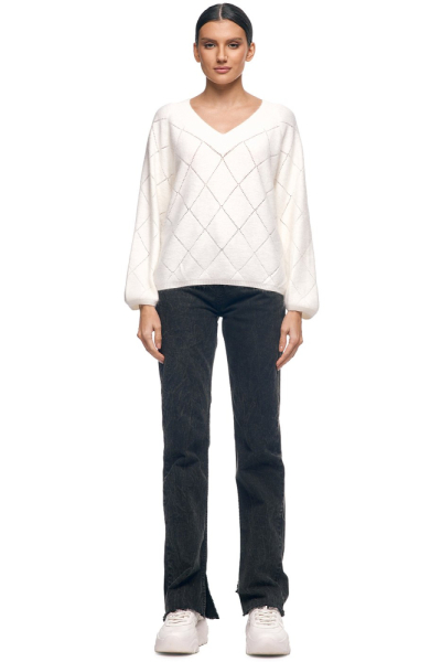 Джемпер ажурный