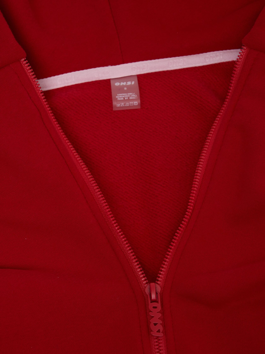 Zip Худи утепленное ONSI, цвет: RED,  купить онлайн