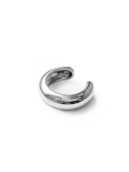 Серебряная серьга-кафф "Bubble" SBLESKOM, цвет: серебро, 11375 купить онлайн