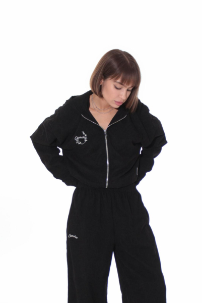 Бомбер из вельвета