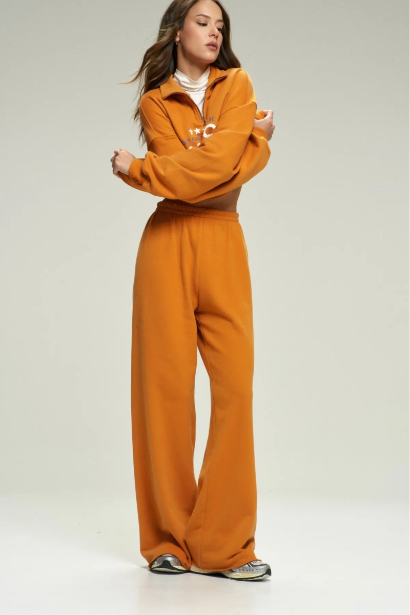 Брюки-трубы Saffron Erist store, цвет: оранжевый НФ-00002568 |новая коллекция купить онлайн