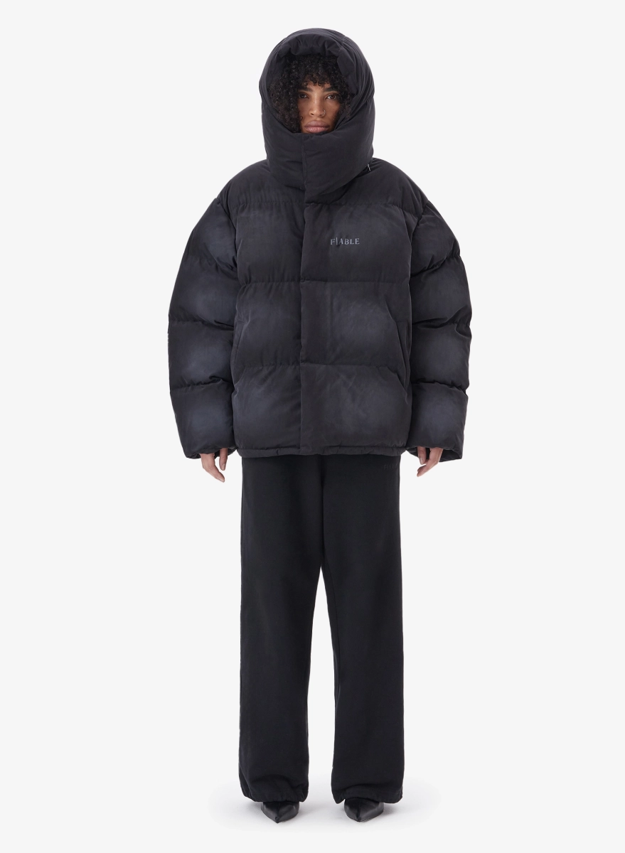 Пуховик DESTRESSED FABLE, цвет: темно-серый, PFFR-FBL-DSTRSD-GRPHT купить онлайн