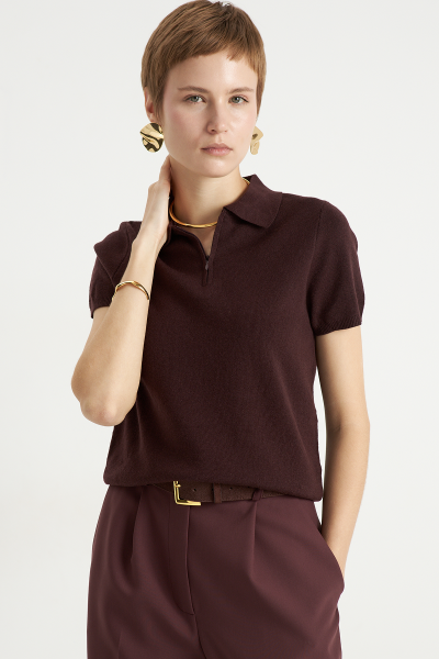 Джемпер - поло MIA AIM, цвет: винный, MIA480/1 купить онлайн