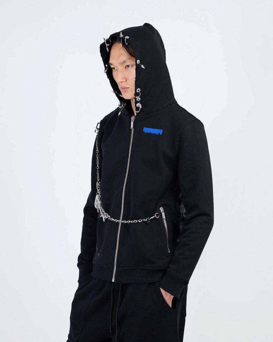 Худи ZIP KINO 2ND RELEASE BLACK ASIA ST 71, цвет: Черный, AST71.KINO-HOOD-ZIP-2ND купить онлайн