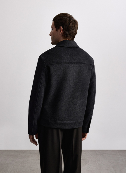 Куртка из пальтовой шерсти ALL WE NEED, цвет: темно-серый, 2603M5330-05 купить онлайн