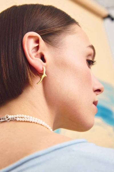 Серебряные серьги «Птицы»