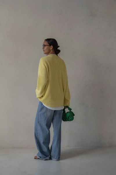 Джемпер KNIT ELASTIC, цвет: лимон, 01488 купить онлайн