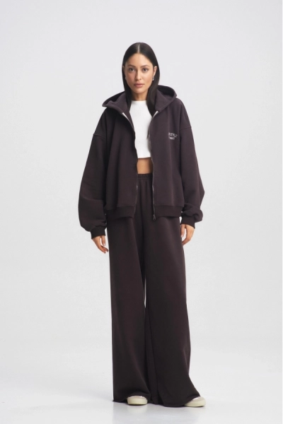 Худи ZIP Brown
