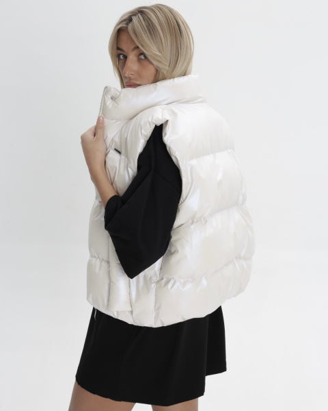 Жилет SPACE mini FW24 Suborbia, цвет: pearl, 03312 купить онлайн