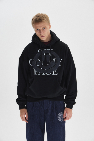 Худи SIT ON MY FACE GREY
